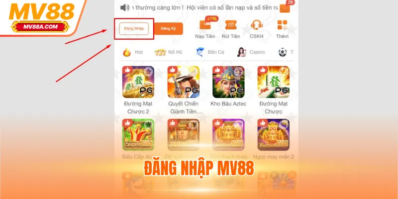 Đăng Nhập MV88 - Giải Trí Và Chơi Game Không Giới Hạn 1 Đăng Nhập MV88 - Giải Trí Và Chơi Game Không Giới Hạn