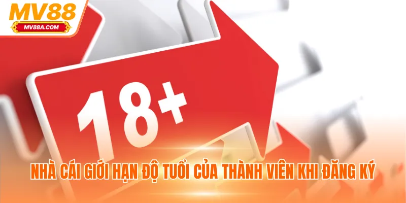 Chơi Có Trách Nhiệm MV88 - Quy Định Hội Viên Cần Tuân Thủ 3 Nhà cái giới hạn độ tuổi của thành viên khi đăng ký