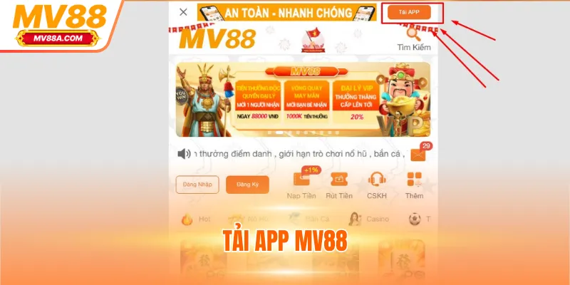Tải App MV88 - Quy Trình Cài Đặt Ứng Dụng Dễ Dàng Từ A Đến Z 1 Tải App MV88 - Quy Trình Cài Đặt Ứng Dụng Dễ Dàng Từ A Đến Z