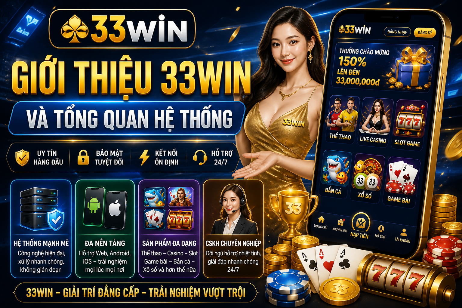 Giới Thiệu 33win – Nền Tảng Giải Trí Ổn Định 2026 2 Giới Thiệu 33win Và Tổng Quan Hệ Thống